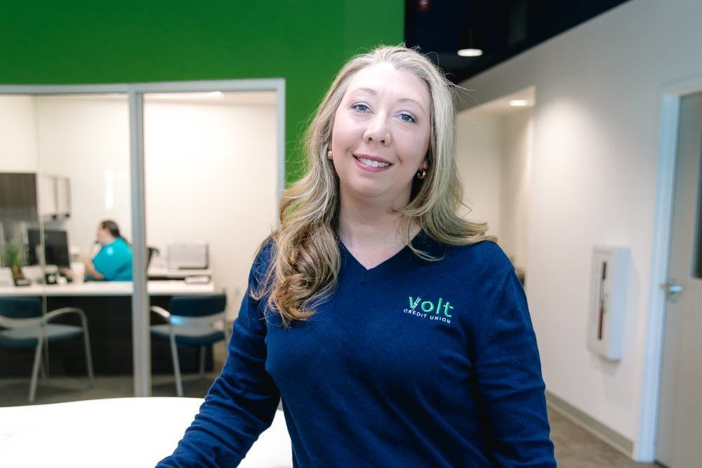 Loretta Roney's last day at Volt Credit Union is scheduled May 3.